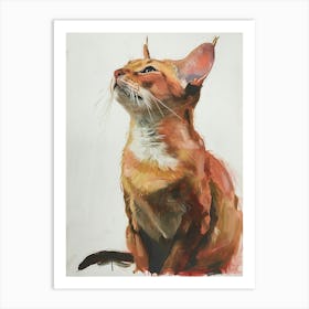 Manx Cat Painting 4 Art Print