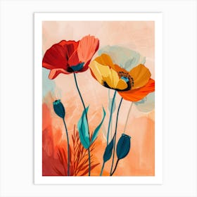 Poppies 42 Art Print