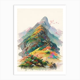 Chinese Mountains 5 Art Print