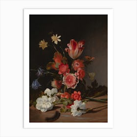 Still Life With Flowers Art Print