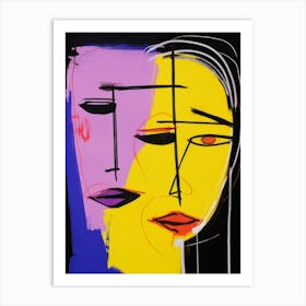 Two Faces 2 Art Print