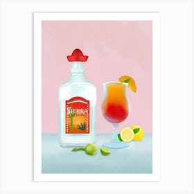 Tequila Art Print