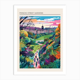 Princes Street Gardens Edinburgh Art Print