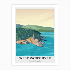 West Vancouver Travel Art Print