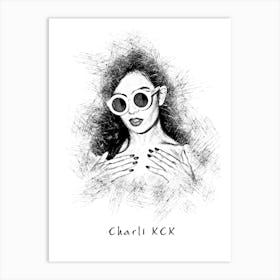 Charli Xcx Sketch Art Print