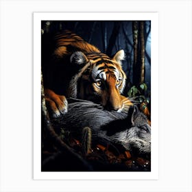 Wild Animal Creative Portrait 182 Art Print