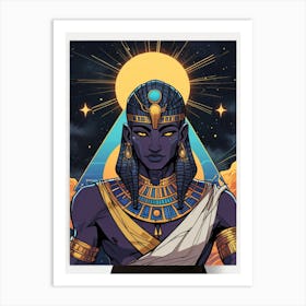 Egyptian God Art Print