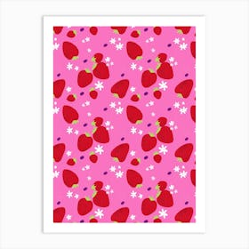 Strawberries Art Print