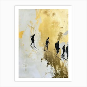 'People Walking' Art Print