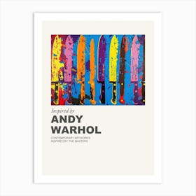 Museum Poster Inspired By Andy Warhol 12 Art Print