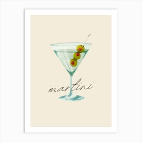 Martini Art Print