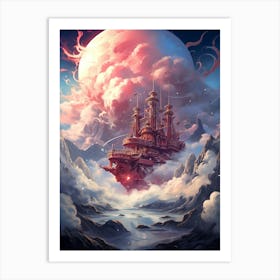 Ship In The Sky 1 Art Print