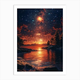 Night Sky 27 Art Print