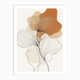 Ginkgo Leaves 5 Art Print