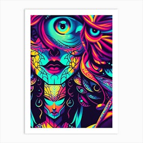 Psychedelic Art 42 Art Print