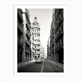 Valencia, Spain, Black And White Photography 1 Art Print