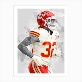 Utyrann Mathieu Kansas City Chiefs Art Print