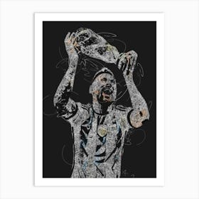 Lionel Messi 17 Art Print