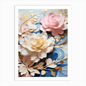 Paper Flowers 7 Art Print