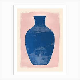 Blue Vase Art Print