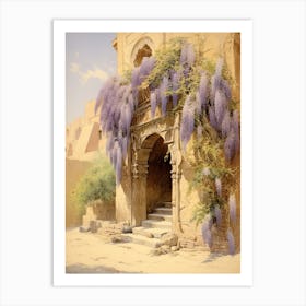 Wisteria Victorian Style 2 Art Print