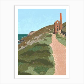 Wheal Cotes Cornwall Art Print