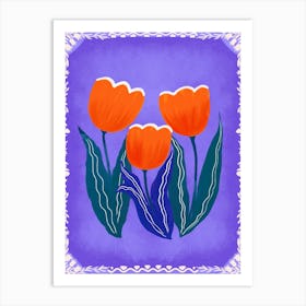 Red Tulips Art Print