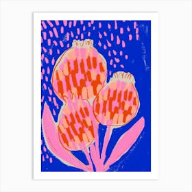 Flowers In The Rain Art Print