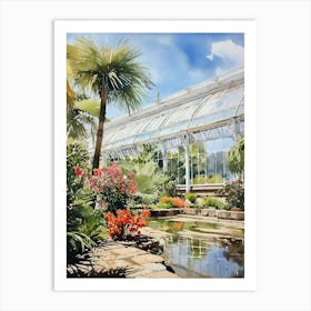 Kew Gardens Uk Watercolour 1 Art Print