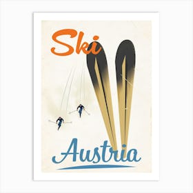 Ski Austria Art Print