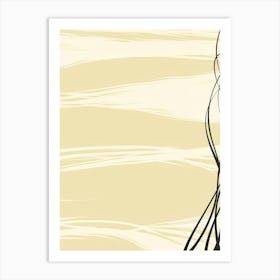 Woman With Long Hair 4 Art Print