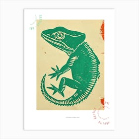 Chameleon Bold Block 2 Poster Art Print