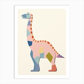 Nursery Dinosaur Art Nigersaurus 2 Art Print