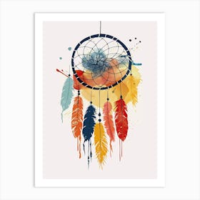 Dream Catcher, Organic Shapes Art Print