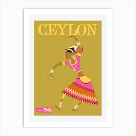 Fly Aeromundo Ceylon Art Print