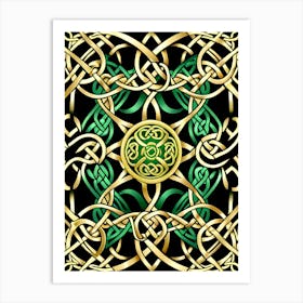 Abstract Celtic Knot 19 Art Print