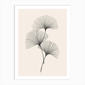 Ginkgo Leaves Art Print