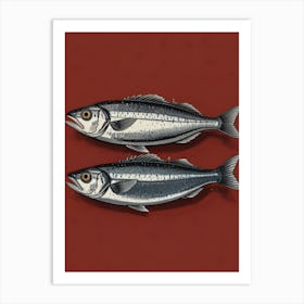 Two Sardines 2 Art Print