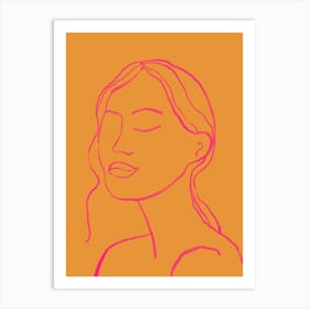 Portrait Of A Woman 4 Art Print