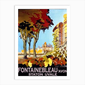 Fontainebleau, Avon, France Art Print