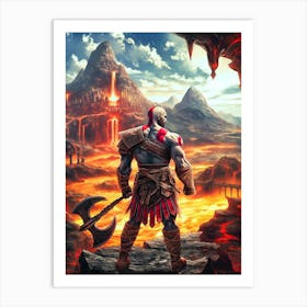 God Of War 1 Art Print