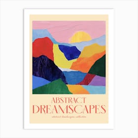 Abstract Dreamscapes Landscape Collection 64 Art Print