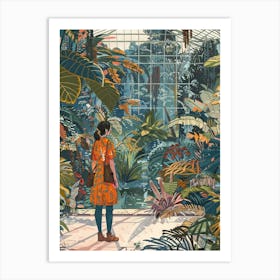 In The Garden Matthaei Botanical Gardens Usa 2 Art Print