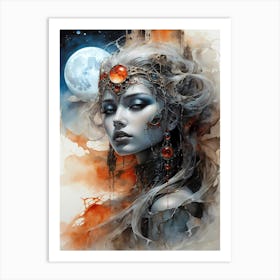 Sex And The Moon Art Print