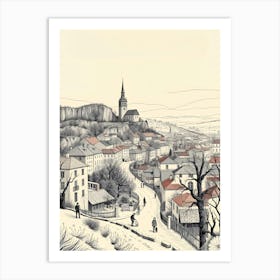 Bucharest Art Print