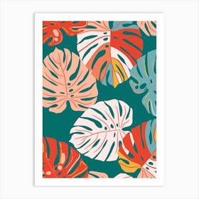 Tropical Leaves 2 Art Print