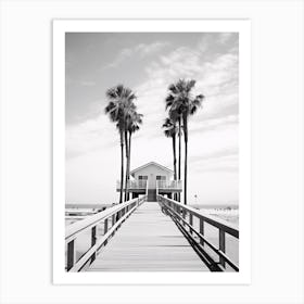 California, Black And White Analogue Photograph 1 Art Print