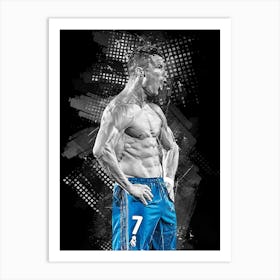 Cristiano Ronaldo Portrait 1 Art Print