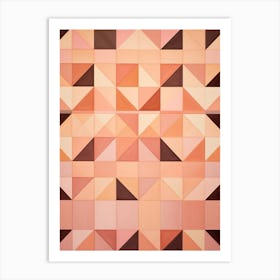 Geometric Pattern Illustration 19 Art Print