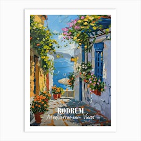 Mediterranean Views Bodrum 2 Art Print